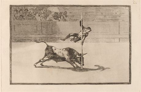 Francisco Goya y Lucientes - lept ze série Tauromaquia.