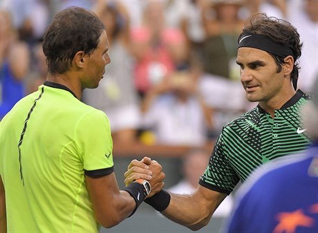 Rafael Nadal ani v Indian Wells na Rogera Federera nevyzrál.