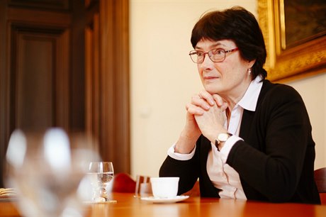 Eva Zažímalová, předsedkyně Akademie věd.