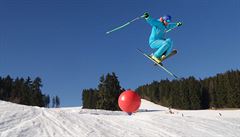 Ski arel Lipno. S dtmi na skikros a s rodii tak