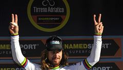 Mistr svta Sagan vyhrl tet etapu Tirrena, na Pa-Nice slav Simon Yates