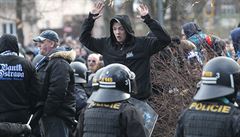 ádní fanouk pi derby Opava vs. Ostrava.