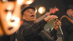 James Cotton na pódiu festivalu Blues Alive v �umperku (2008)