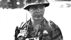 Nedatovaný snímek Nicka Uta bhem války ve Vietnamu.