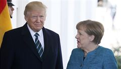 Mezi Trumpem a Merkelovou panuje naptí i kvli rozdílným názorm na migraní...