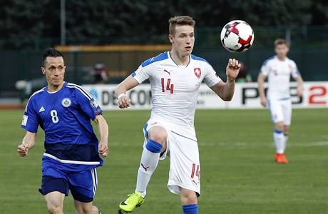 San Marino - R, utkn skupiny C kvalifikace MS 2018 ve fotbale. Marco...