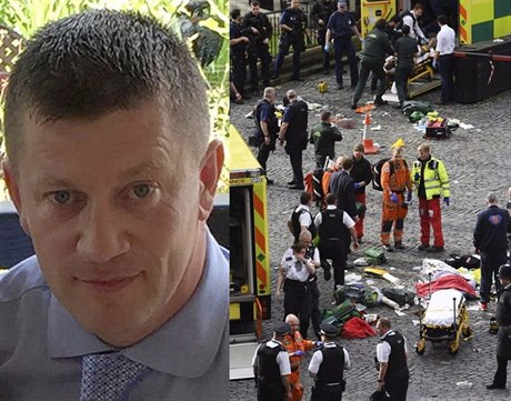 Policista Keith Palmer, který se postavil útoníkovi ped Westminsterským...