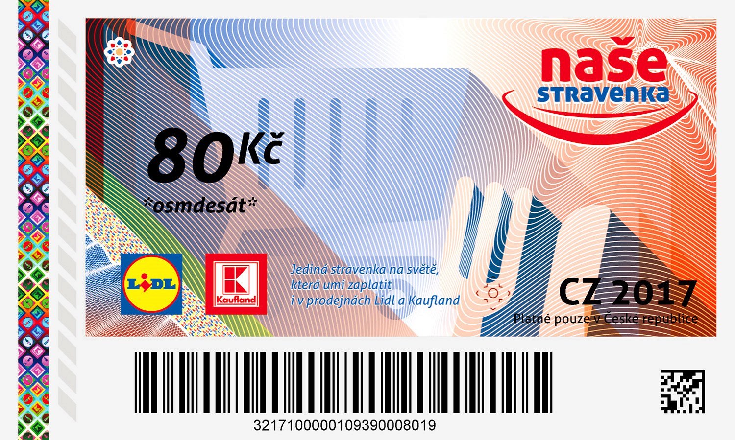 Stravenka vydávaná �et�zcem Lidl.