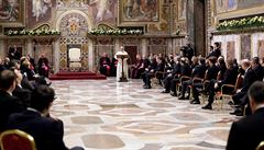 Pape Frantiek se ve Vatikánu seel 27 pedními pedstaviteli EU