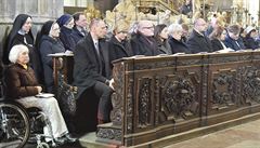 Poheb kardinála Miloslava Vlka, který zemel 18. bezna ve vku 84 let, se...