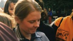 Patricia Kelly rozdává podpisy v roce 1997 pi koncert v Ostrav.
