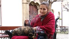 Pacientka s roztrouenou sklerózou Martina Kafková