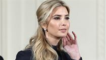 Ivanka Trumpov na tiskov konferenci Blho domu.