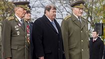 Předseda Českého svazu bojovníků za svobodu Jaroslav Vodička (uprostřed).