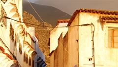 Mesteko Chefchaouen zaujme na první pohled architekturou a modrými ulikami