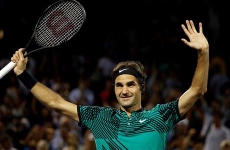 Roger Federer na turnaji v Miami.