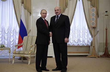 Vladimir Putin a Alexandr Lukaenko