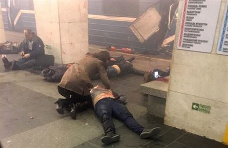 Bombový útok v petrohradském metru