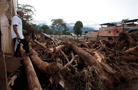 Záplavou zniené msto Mocoa v Kolumbii