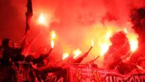 Slavia vs. Sparta, fanouci domcch.