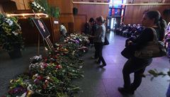 Lidé se 1. dubna picházeli do smutení sín krematoria ve Slezské Ostrav...