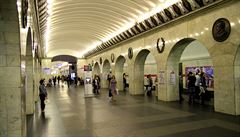 Petrohradské metro.