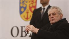 Zeman je na prezidentské náv�t�v� st�edních �ech ji� po�tvrté.