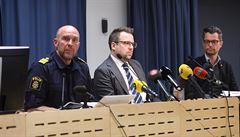 Policejní tisková konference k Stockholmskému útoku