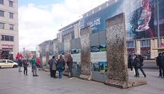 Pozstatky Berlínské zdi.
