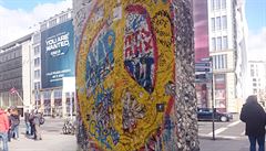 Pozstatky Berlínské zdi.