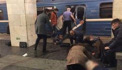 Ruská policie podezírá z výbuchu v metru sebevraha. Bombu měl v batohu na zádech