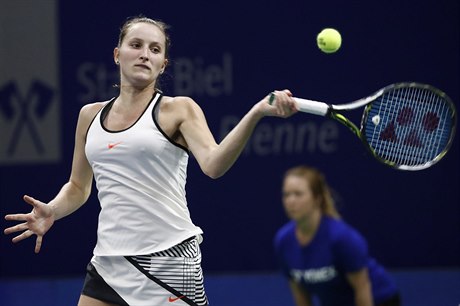 Markéta Vondrouková na turnaji v Bielu.