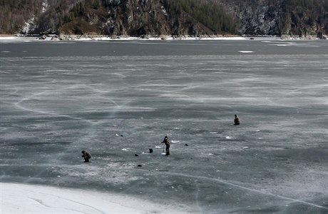Led a rybái na Krasnojarsku.
