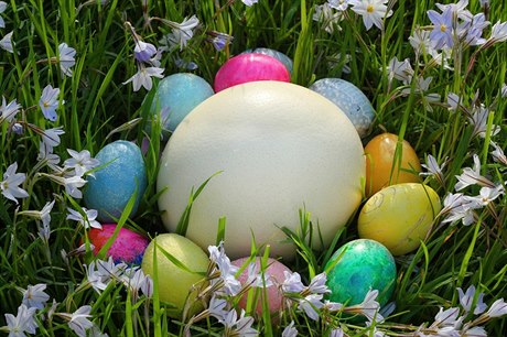 Velikonoční vejce.