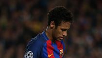Zklamaný Neymar.