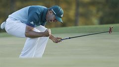 panl Sergio Garcia ze panlska slaví vítzství na Masters.