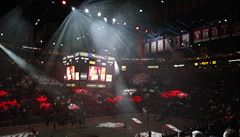 Rozlouení fanouk a legend Detroitu Red Wings s Joe Louis Arena.