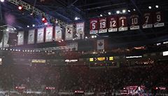 Rozlouení fanouk a legend Detroitu Red Wings s Joe Louis Arena.
