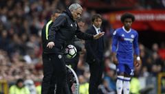 Manchester United vs. Chelsea: domácí manaer José Mourinho.