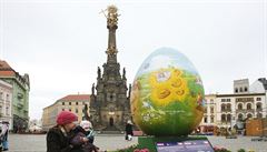 Obí velikononí kraslice v Olomouci.