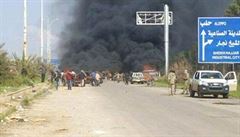Útok na evakuaní konvoj v Sýrii.