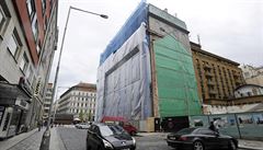 Budova k demolici na Václavském námstí.
