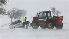 Noní snení zpsobilo Moravskoslezském kraji nejvtí problémy na Bruntálsku...