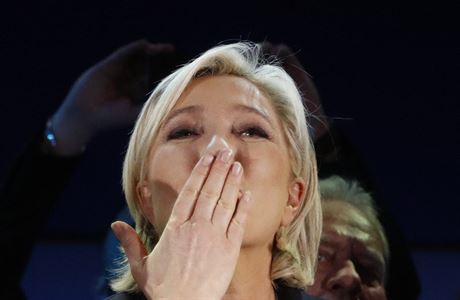 Krajn pravicová kandidátka na prezidenta Marine Le Penová.