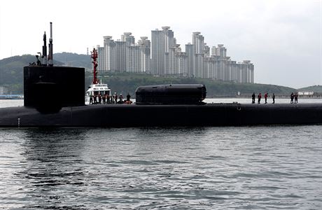 Americk jadern ponorka USS Michigan se nezapoj do dnch vojenskch cvien.
