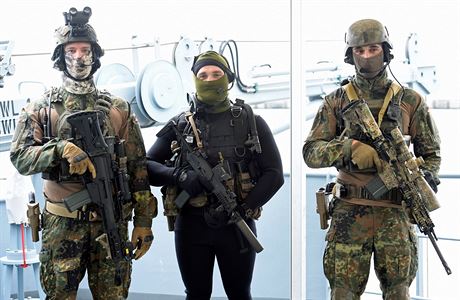 Písluníci nmecké armády. (Ilustraní foto)