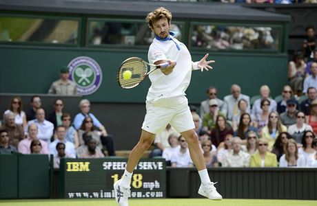 panlský tenista Juan Carlos Ferrero na Wimbledonu v roce 2009.