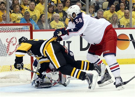 Columbus Blue Jackets proti Pittsburgh Penguins.