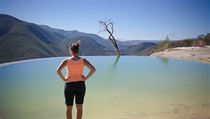 Jedno z lepch Mexickch koupali. (Hierve el Agua, Mexiko)