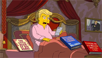 Donald Trump v Simpsonovch.